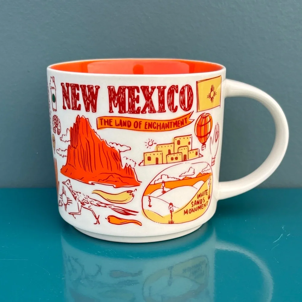 Starbucks 2018 New Mexico Been There Series Ceramic Coffee Mug